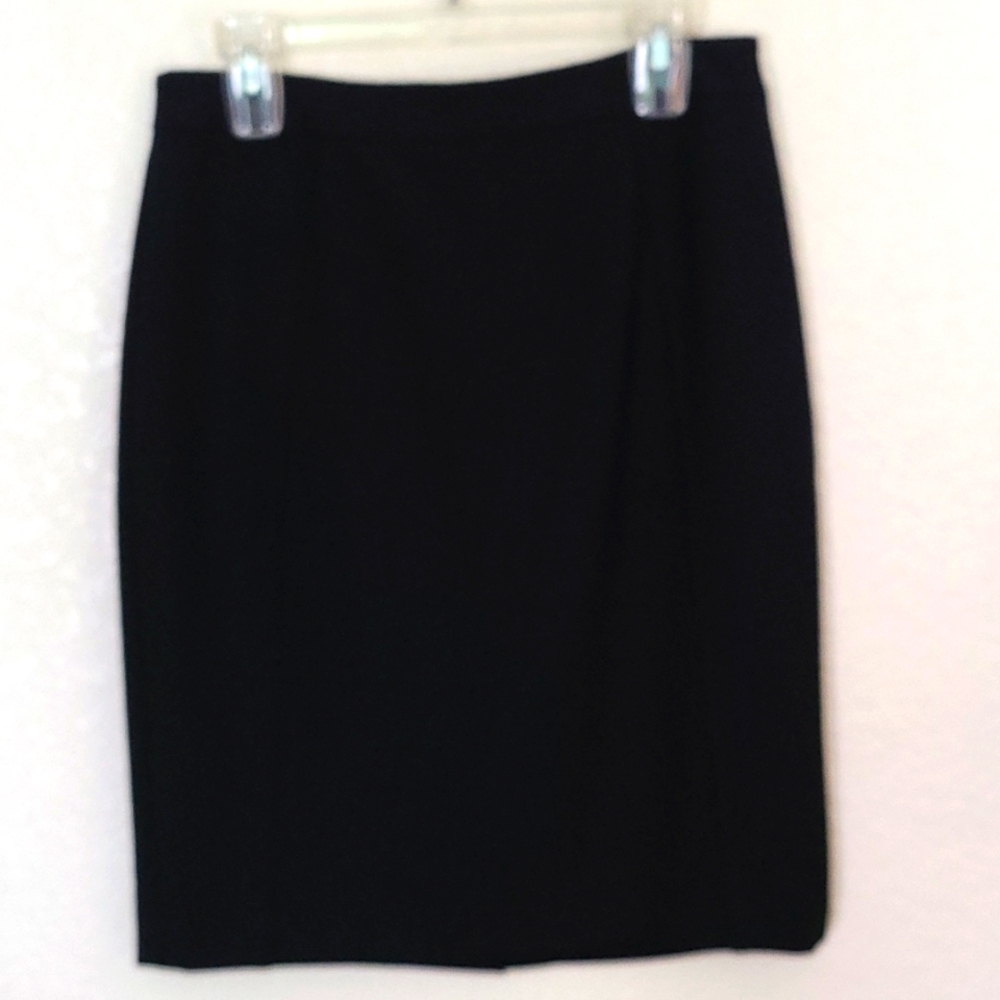 Halogen black dress skirt, 8, EUC